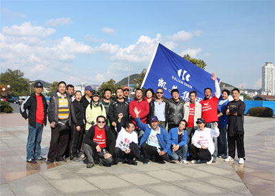 大连凯美出租汽车公司参加2012大连出租汽车行业徒步大会