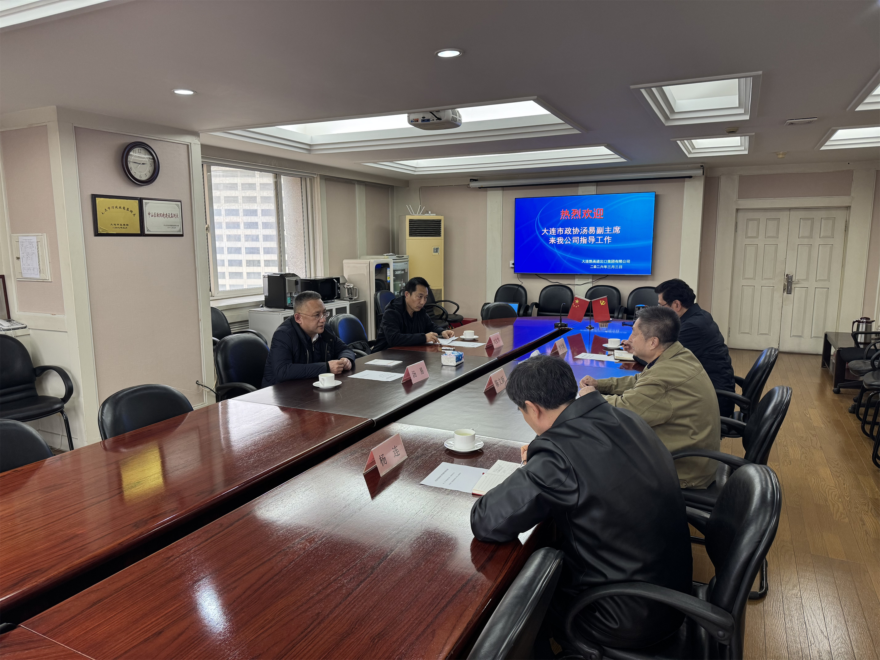 市政协副主席汤易莅临公司调研指导工作